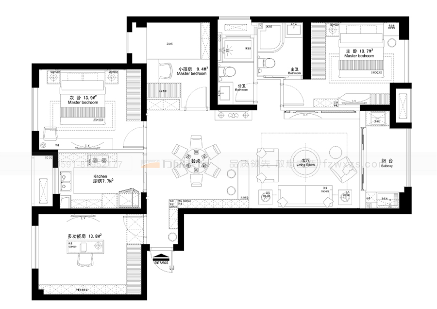 福州裝修設(shè)計(jì)-- 平面圖.jpg
