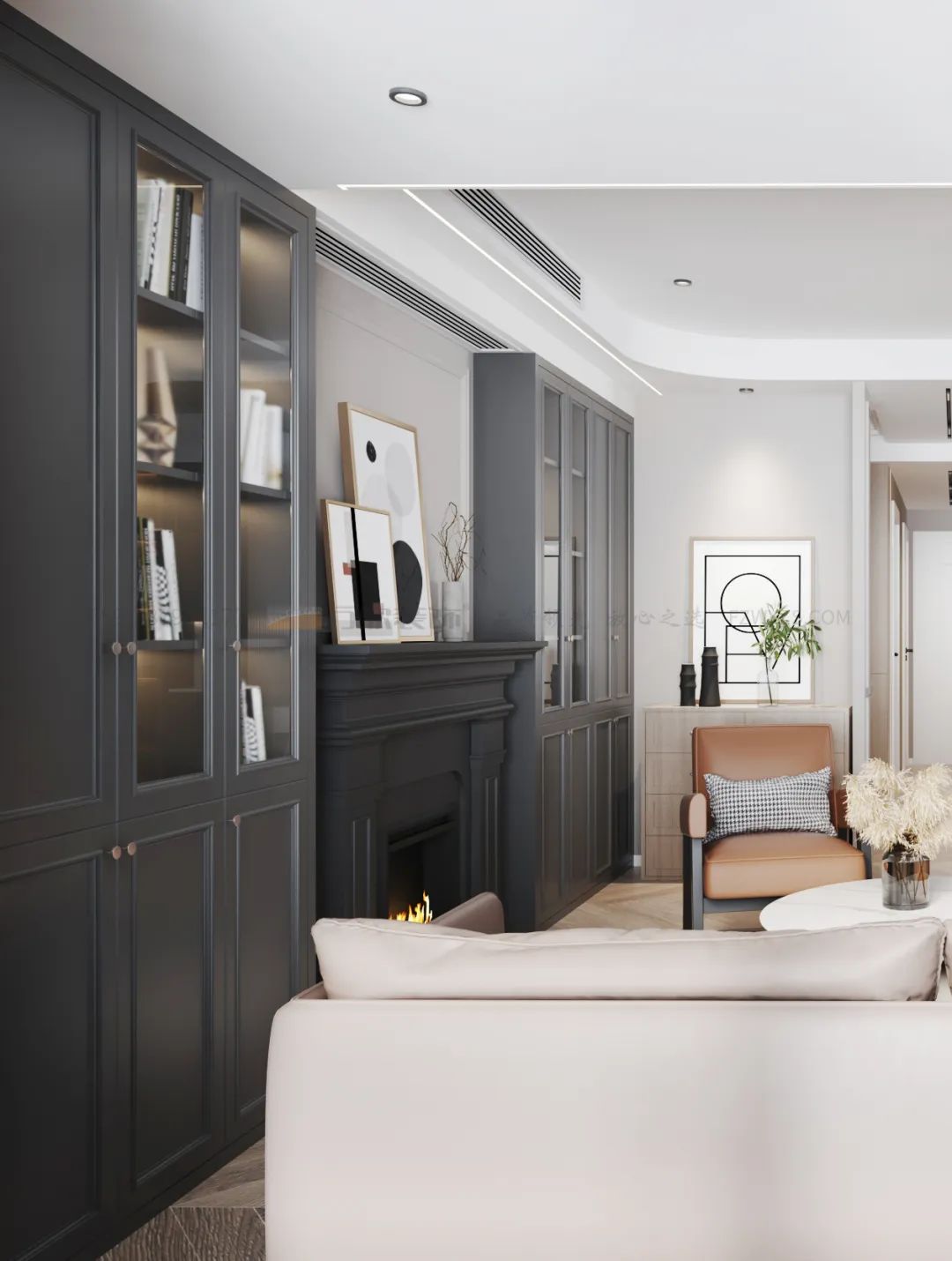 客廳局部效果圖 客廳局部效果圖